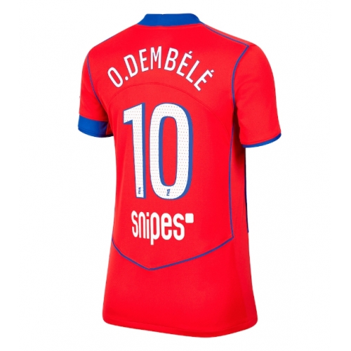 Billige Fotballdrakt Paris Saint-Germain Ousmane Dembele #10 Replika Tredjedrakt Dame 2025-26 Kortermet Billige Fotballdrakt Paris Saint-Germain Ousmane Dembele #10 Replika Tredjedrakt Dame 2025-26 Kortermet